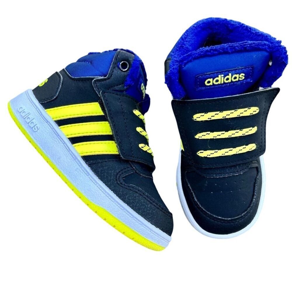 Adidas Hoops 2.0 Mid Kids' Black Basketball Sneakers‎ Unisex